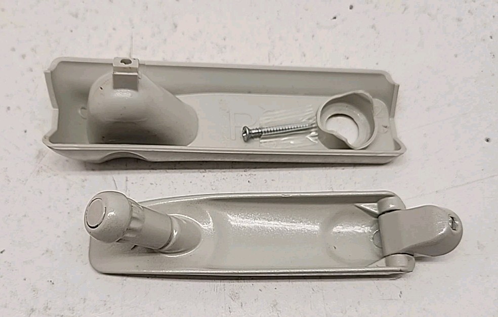 Pella Operator Folding Handle & Cover Window Hardware Champagne-Gray Right Hand