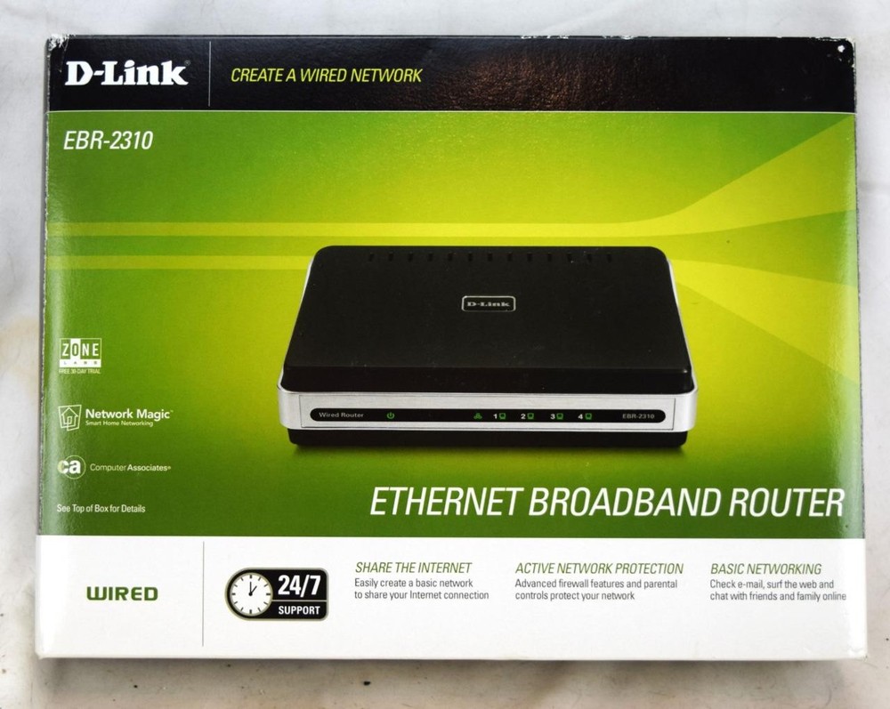 D-Link Ethernet Broadband Router EBR-2310 NIB