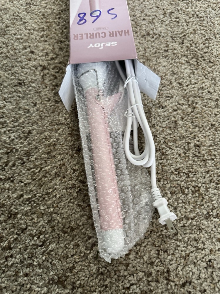 Sejoy ceramic curling iron. Fast heating, LED Display. New in box.