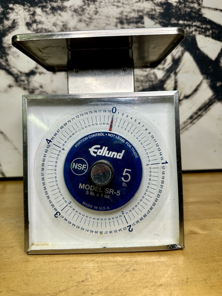 Edlund SR-5 Premier Series 5 lb Mechanical Portion Scale