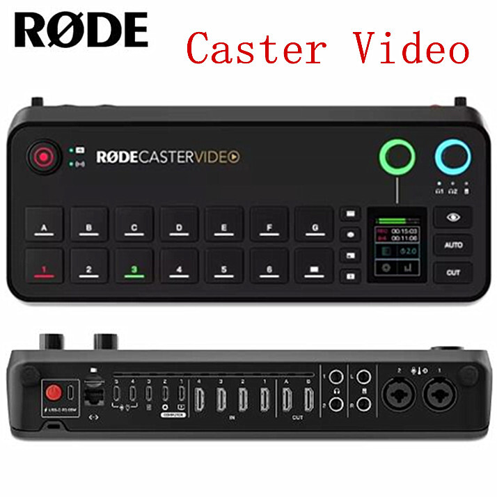 RODE Caster Video Audio Mixer Production Console Powerful Video Switcher Panel