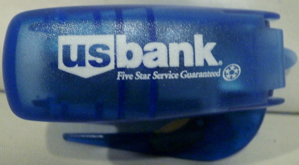 US Bank Compact Stapler with Letter Opener & Staple Remover