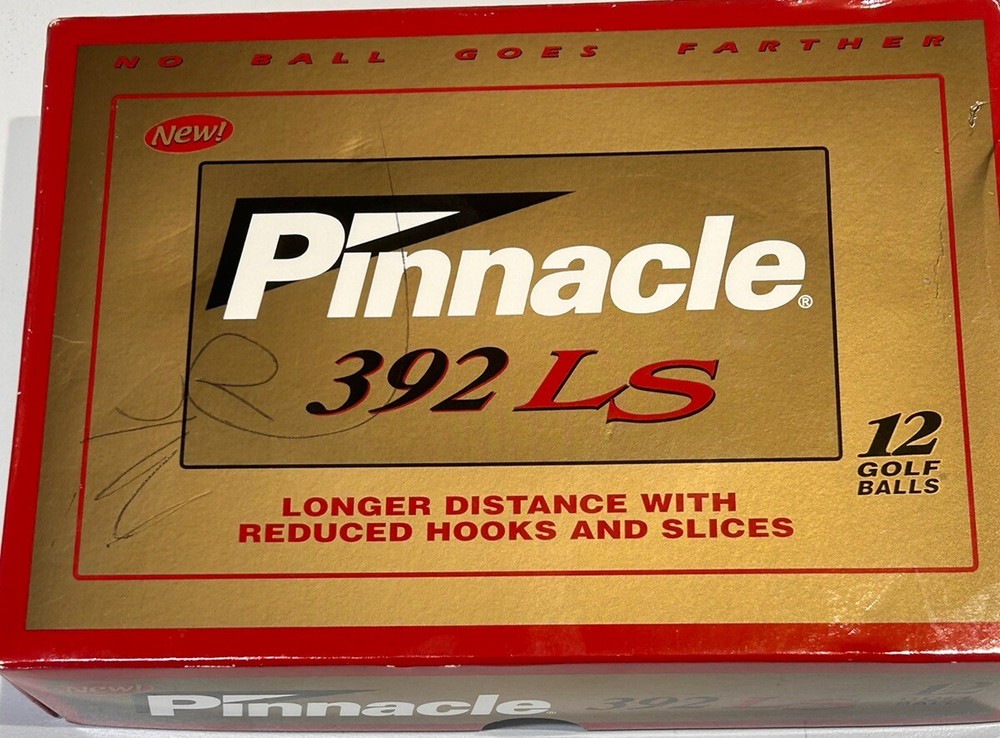 Pinnacle 392LS Golf Balls New Box (12) Tabasco Label