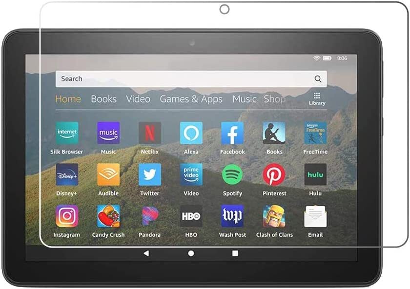 Screen Protector for All-New Fire HD 8 (12th Gen, 2022 Release) Tempered Glass