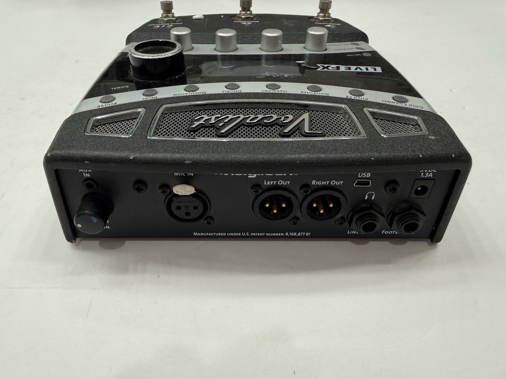 Digitech VLFX Vocalist Live FX Vocal Multi Effects Processor Pedal + PSU