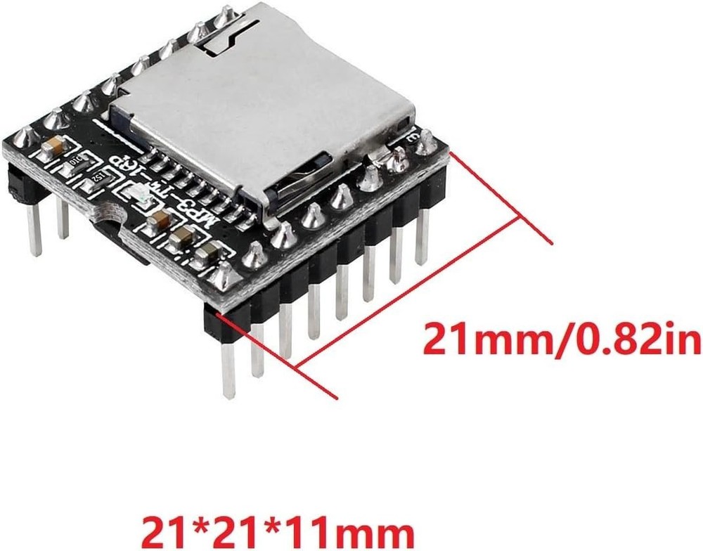 5 Pcs Mini MP3 Module Compatible with DFPlayer Code for Arduino Raspberry Pi ESP