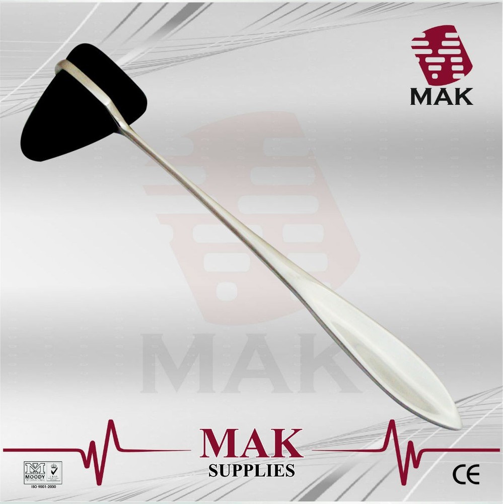 MAK Taylor Percussion / Tomahawk Reflex Hammer 19cm Triangular Silicone Head
