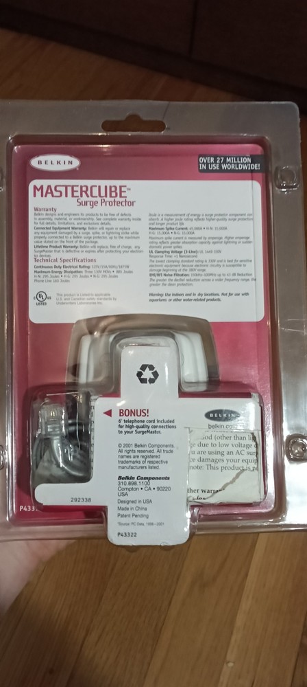 Belkin F9H120CW Surge Protector