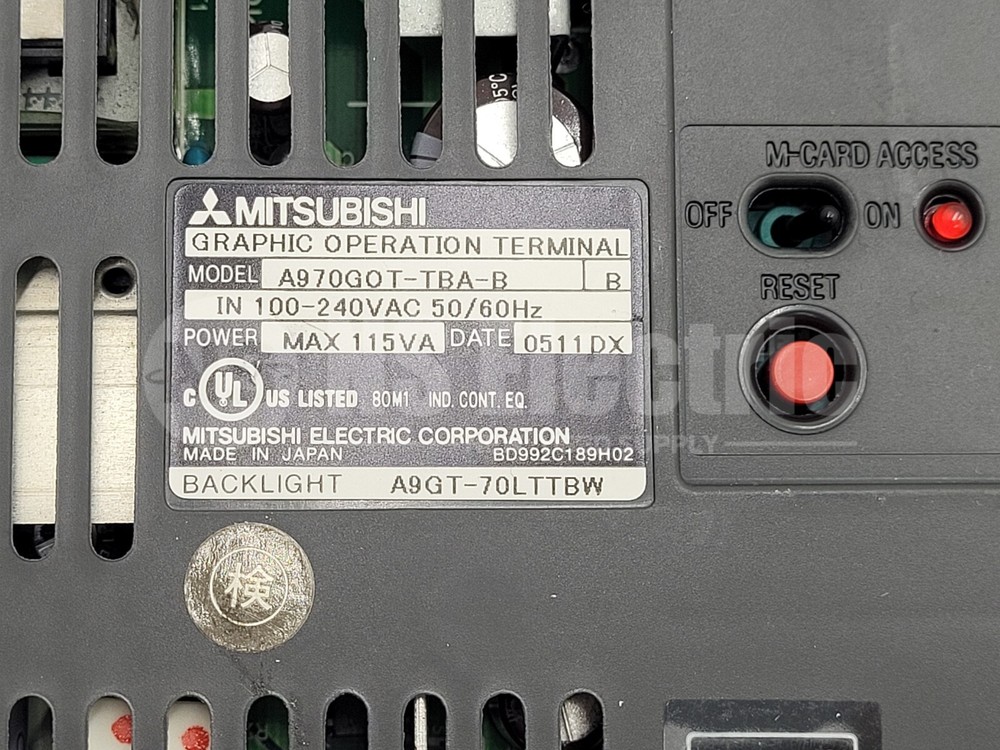 MITSUBISHI A970GOT-TBA-B A9GT-QBUSS Tested