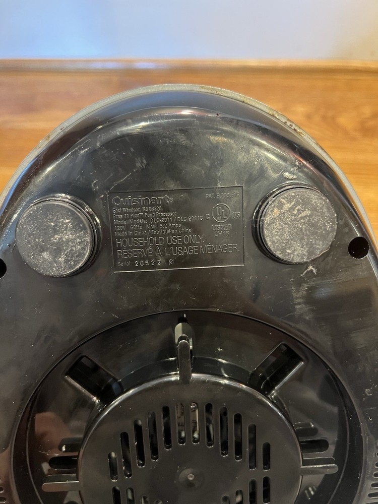 Cuisinart Custom Prep 11 Plus Food Processor DLC-2011 Tested Works Silver