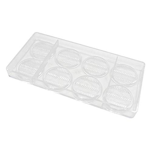 Round Cookie Shape Polycarbonate Chocolate Mold Medal Maker DIY Tool