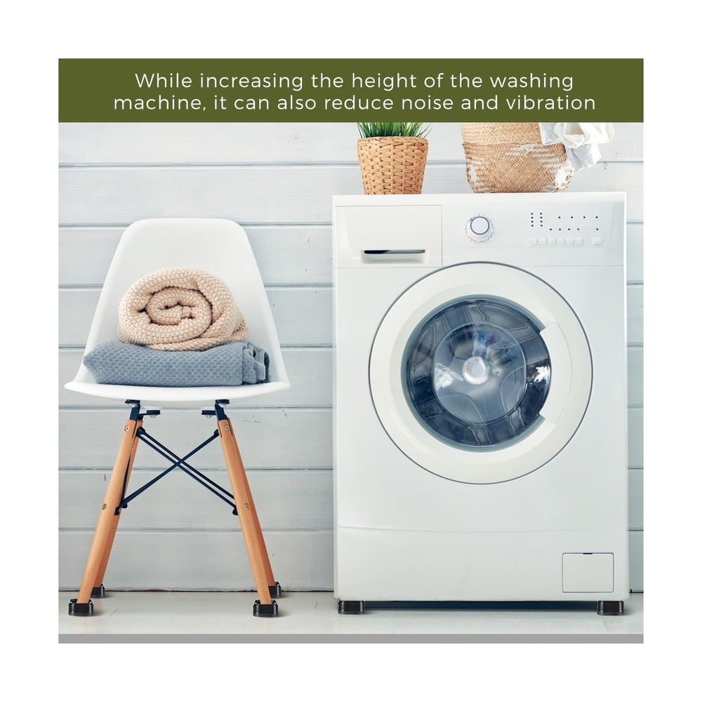 Furniture Risers Adjustable Bed Risers Desk Leg Risers 1.38" Stackable Heavy ...