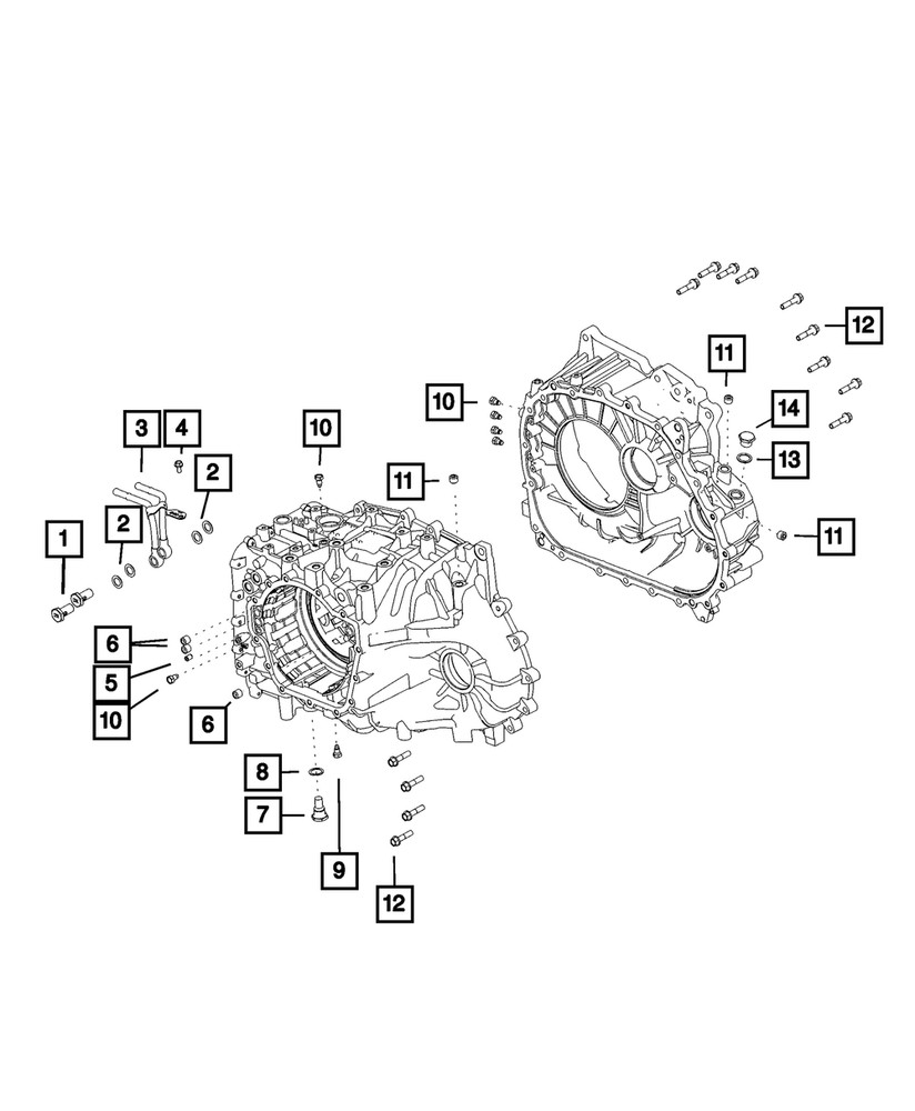 Genuine Mopar Hex Flange Head Bolt 68192702AA