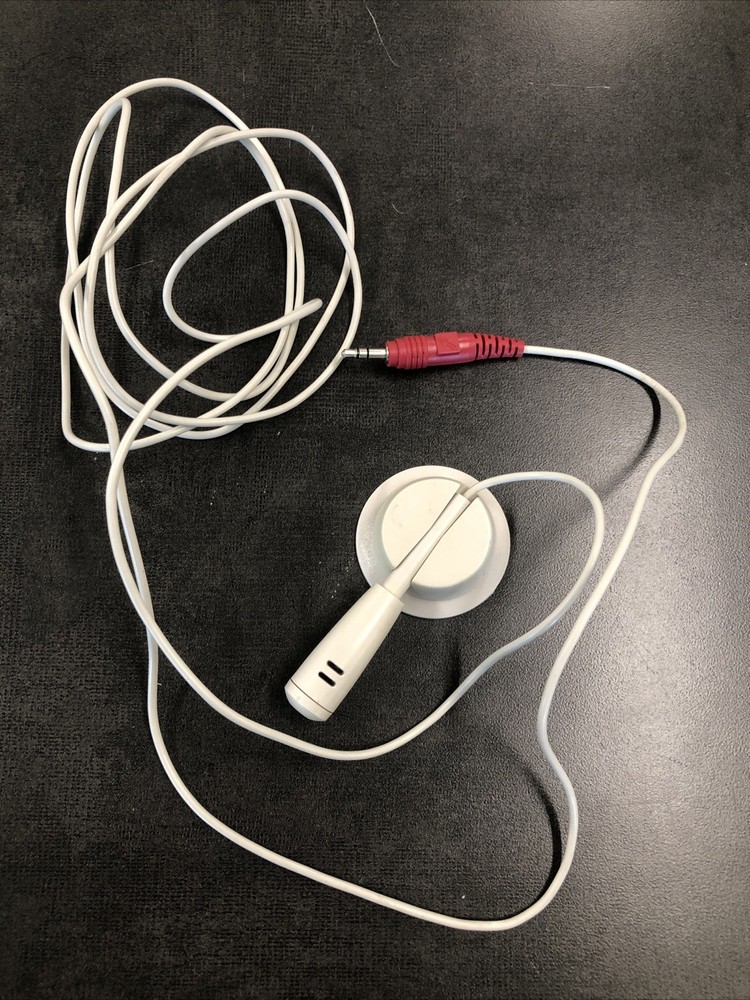 Vintage Computer Desktop Microphone  - 3.5 mm Audio Jack - Not Tested