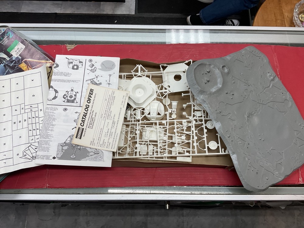 Monogram First Lunar Landing 1:48 Scale Model Kit OPEN BOX