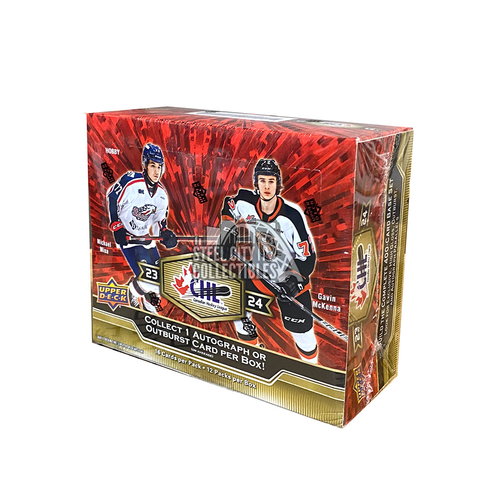 2023-24 Upper Deck CHL Hockey Hobby Box