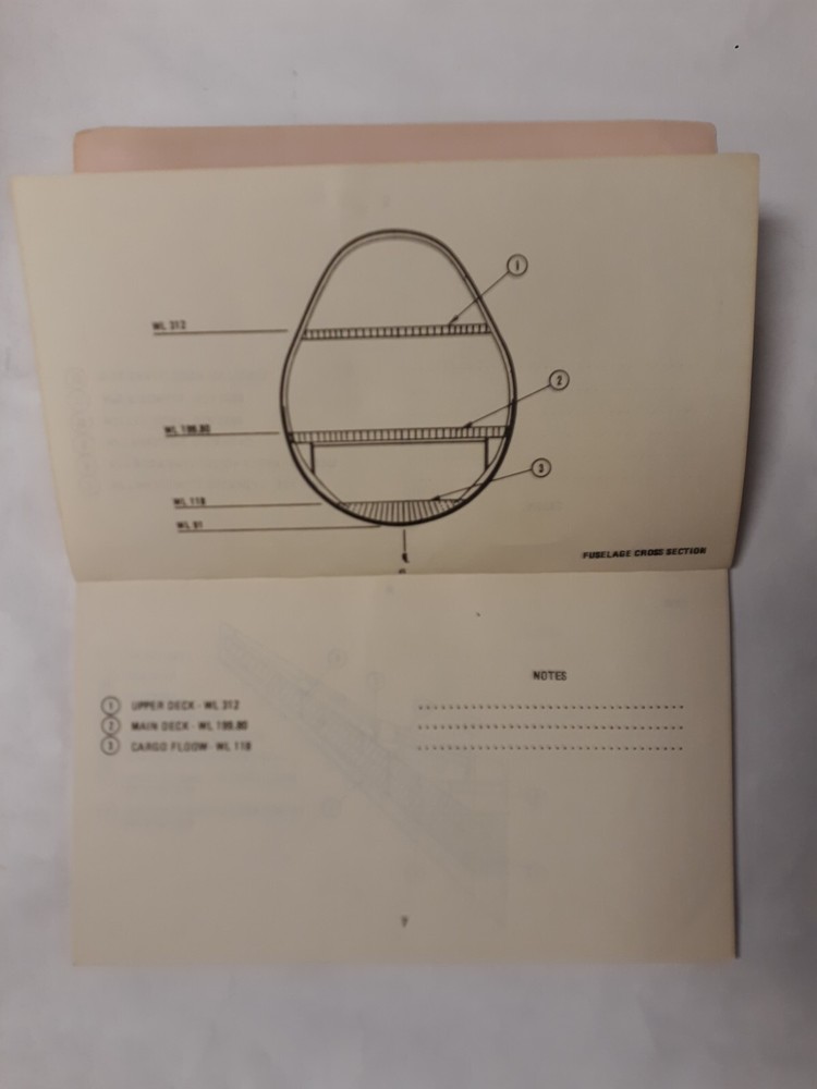 Braniff 747 Maintenance Training Component Locator Guide Original