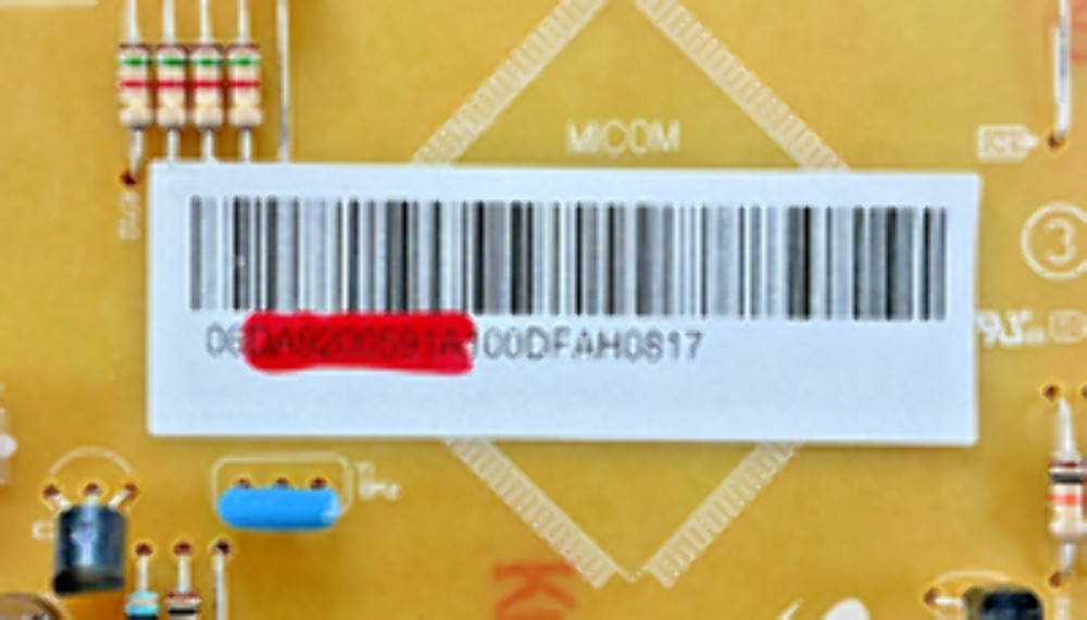 DA92-00591A OEM Samsung Refrigerator Main Control Board Replacement