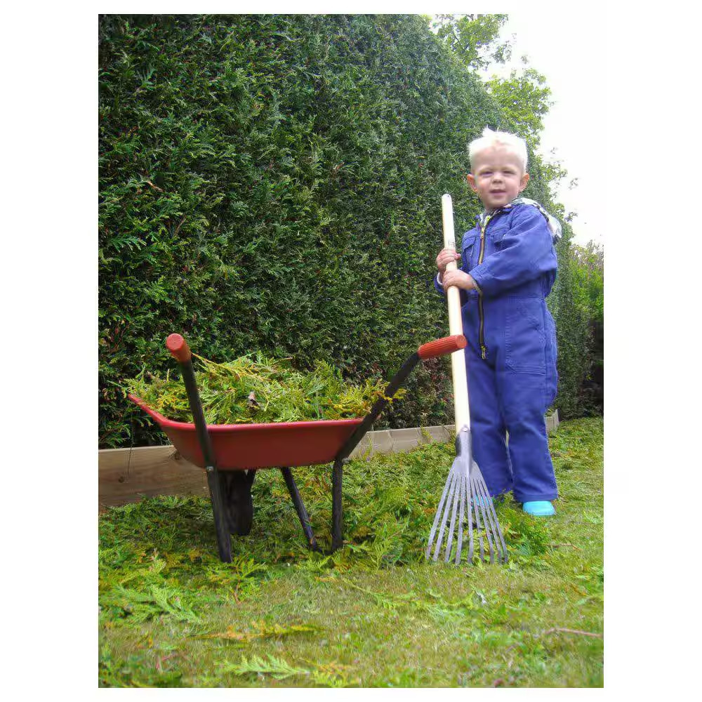 Junior 29.5 In. L Handle Leaf Rake