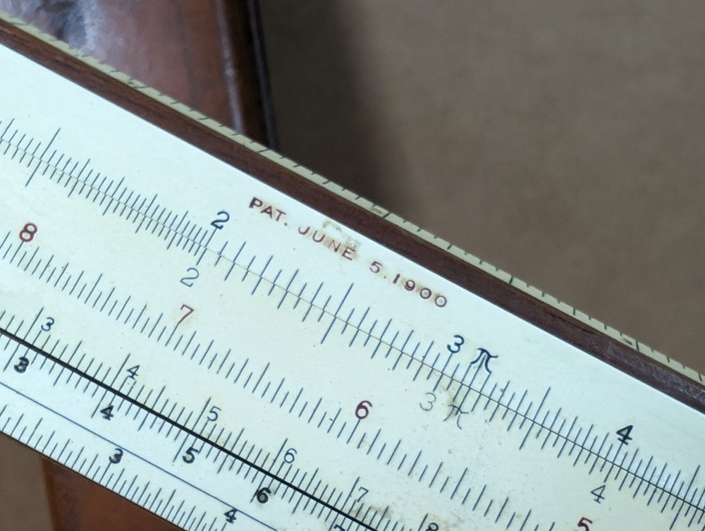K&E Keuffel & Esser 4053 Log Log Duplex Decitrig Slide Rule w/ Case