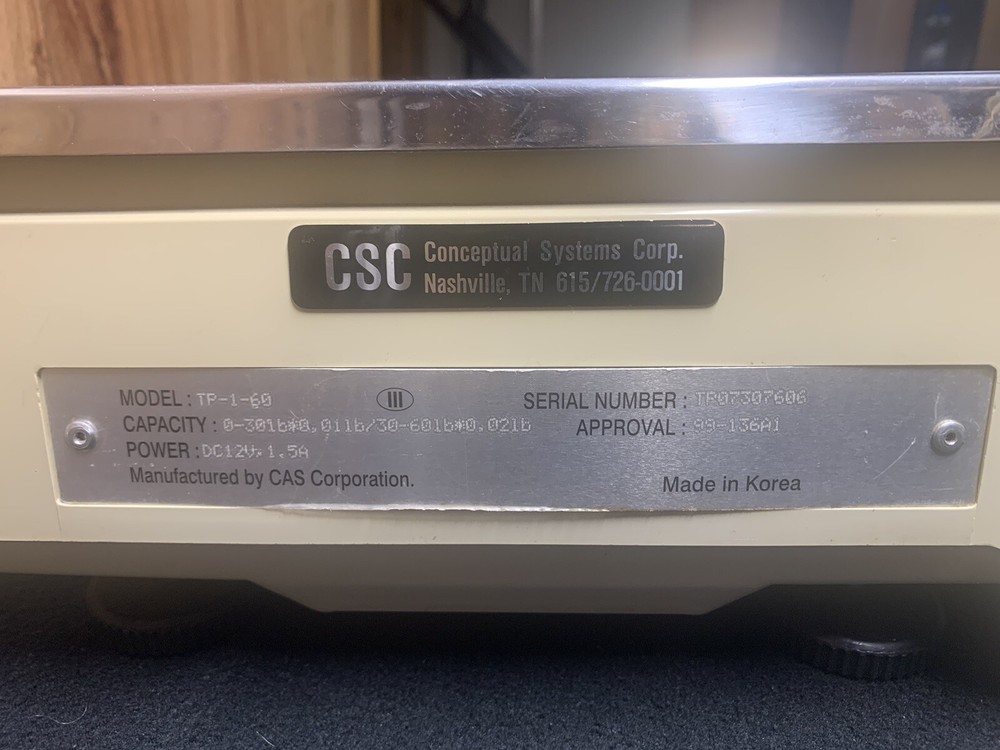 CAS TP-1 POS Scale
