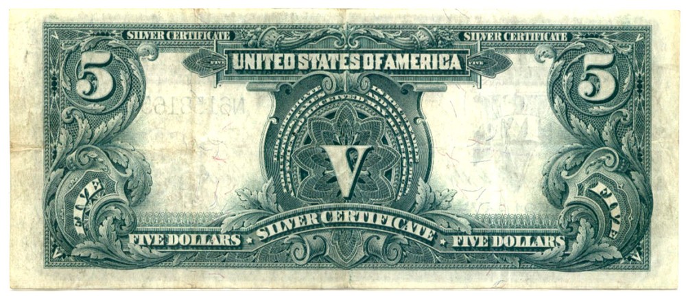 1899, $5 FR 281 Large Size Silver Certificate