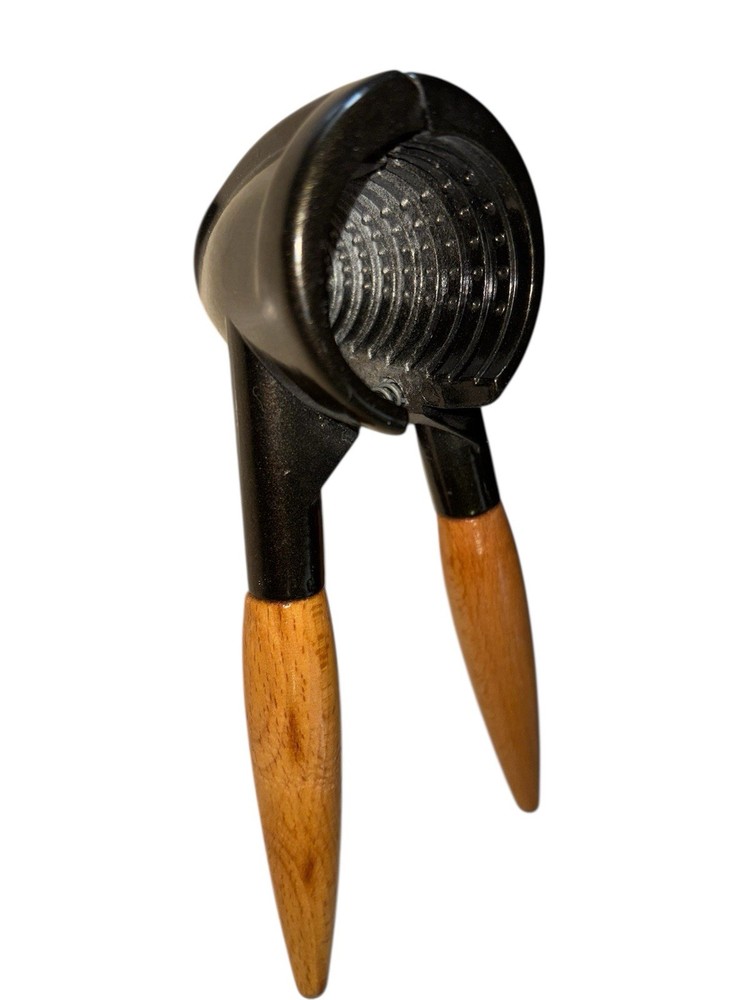 Walnut Cracker Nut Shell Cracker Tool 5” Light Wooden Handle Stainless Steel