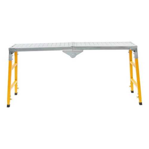 Portable Work Platform Adjustable with Folding Legs for Workshop/Garage/Office