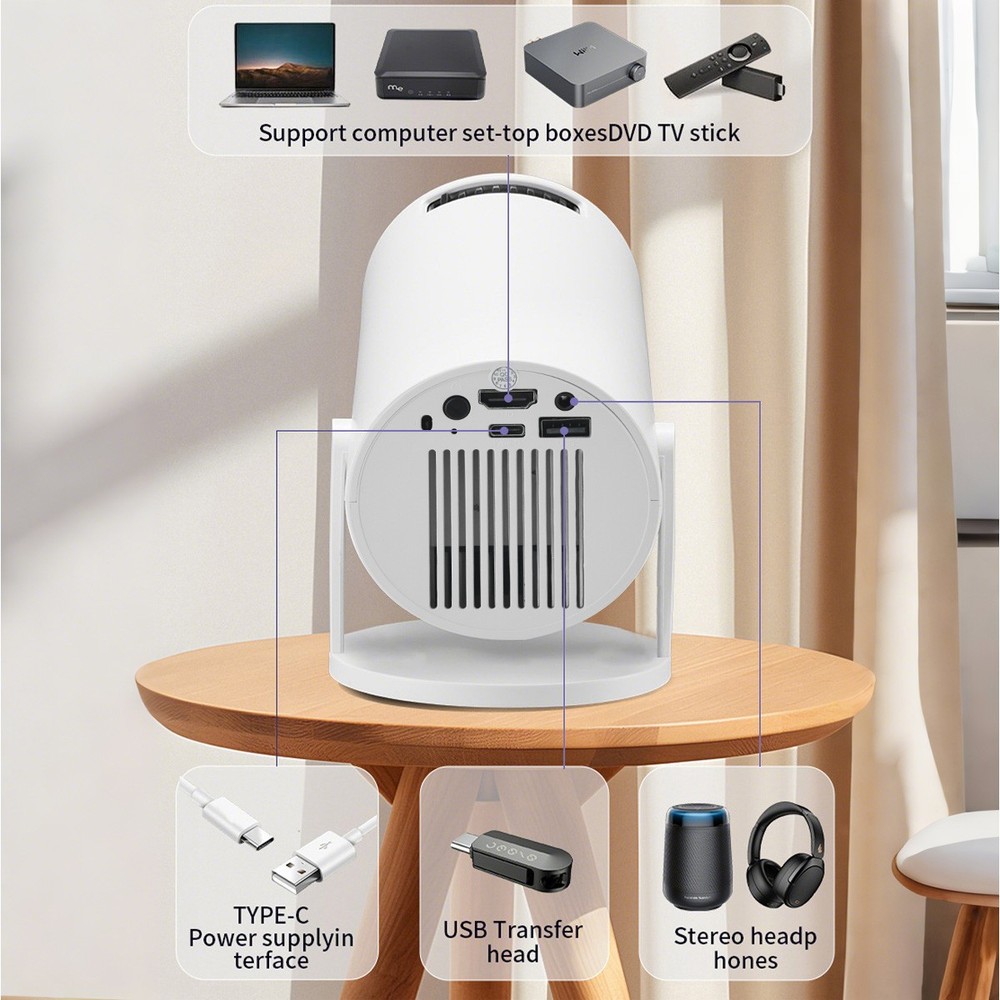 Portable Mini Game Video Projector, Enjoy a Super Visual Experience NEW