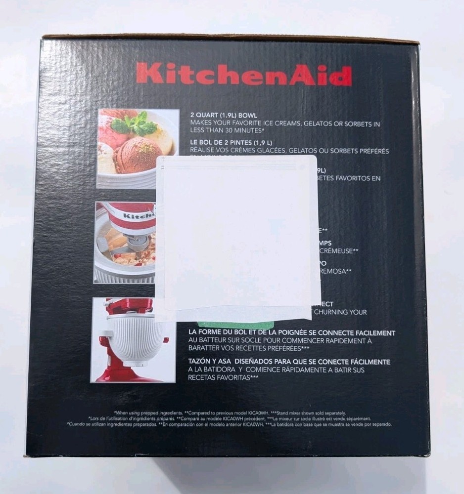 KitchenAid KSMICM Ice Cream Maker Attachment
