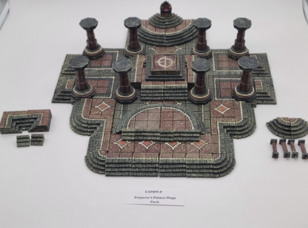 Dwarven Forge Painted Emperor's Palace Mega Pack 5-EMPP-P Tabletop Terrain