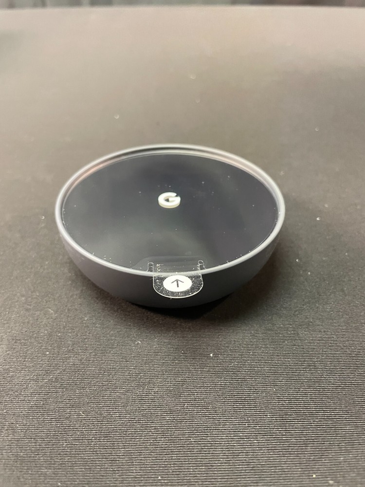 Google Nest G4CVZ Black Programmable Round App Control Bluetooth Thermostat