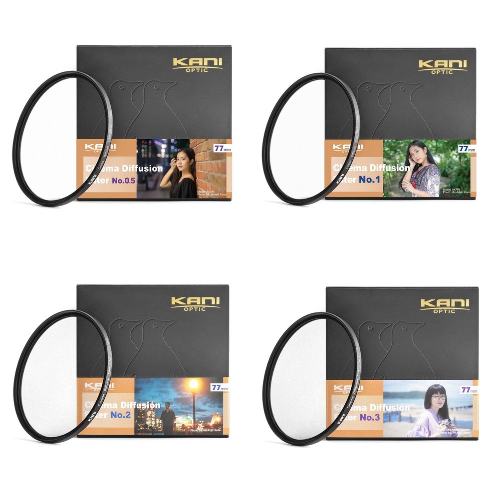 KANI Cinema Diffusion Filter ( Black Mist ) 77mm Set