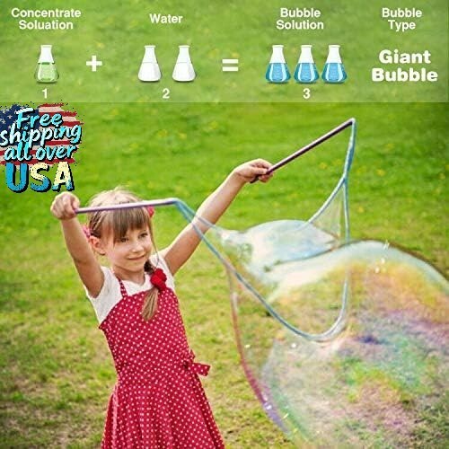 Homily Bubble Solution 32 oz Concentrated Bubbles Refill for bubbles Machine.