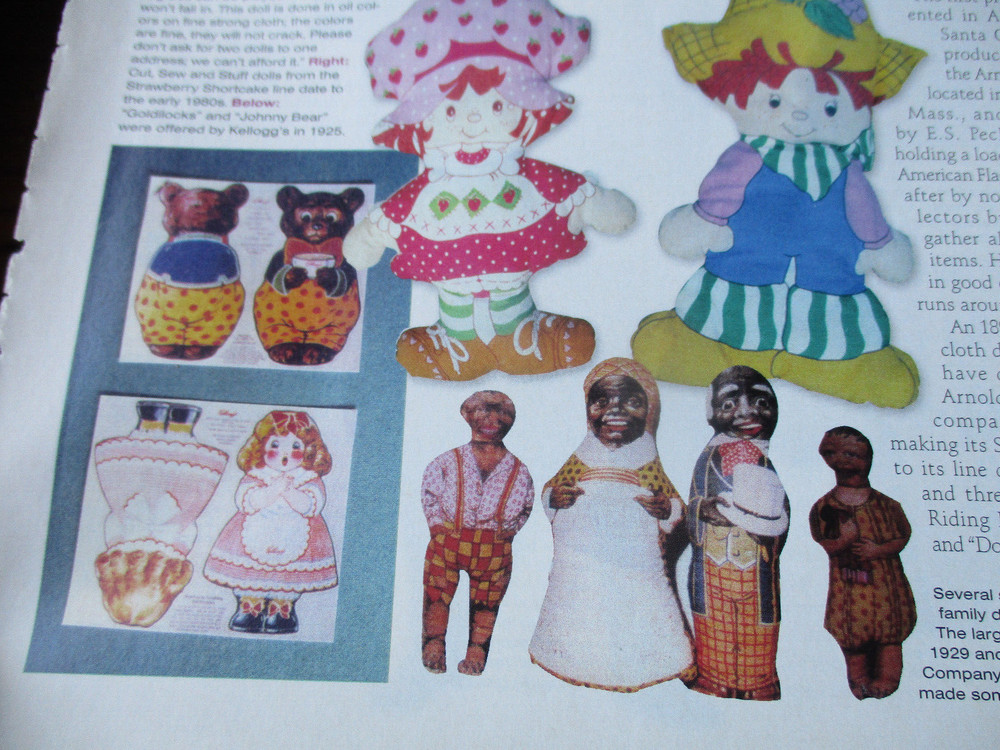4p Ragtime Rag Cloth Panel Doll History / Kerra Davis