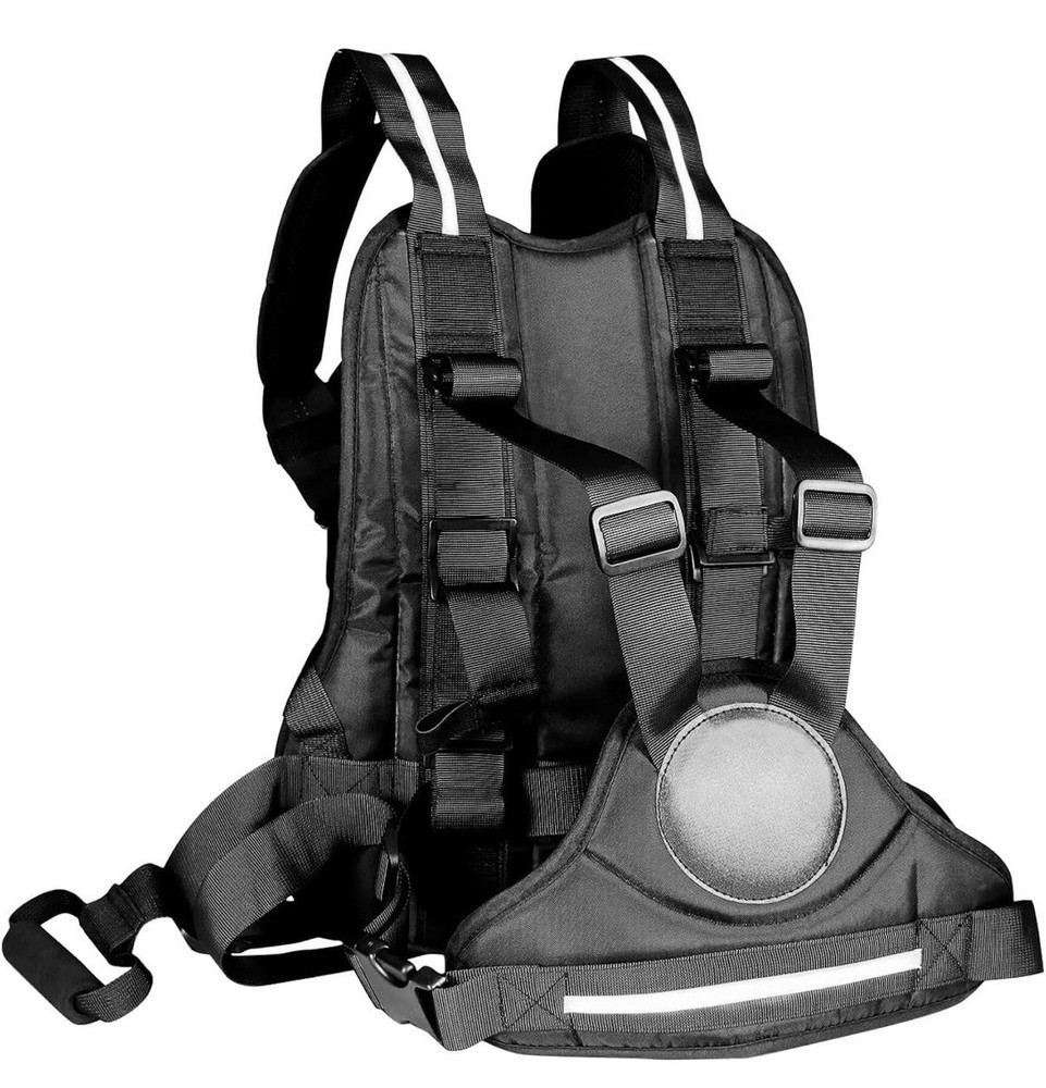 Adjustable Harness, Prevent Passengers from Falling for ATV,Snowmobile,Black
