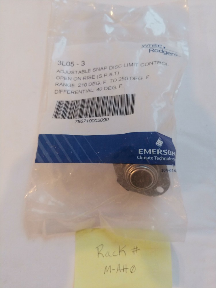 White Rodgers 3L05-3 Limit Switch (2537)
