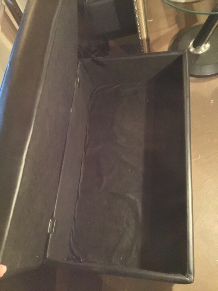 Bench openable dark brown for room