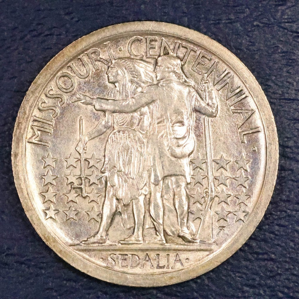 1921 Missouri Centennial Half Dollar 50c Commemorative