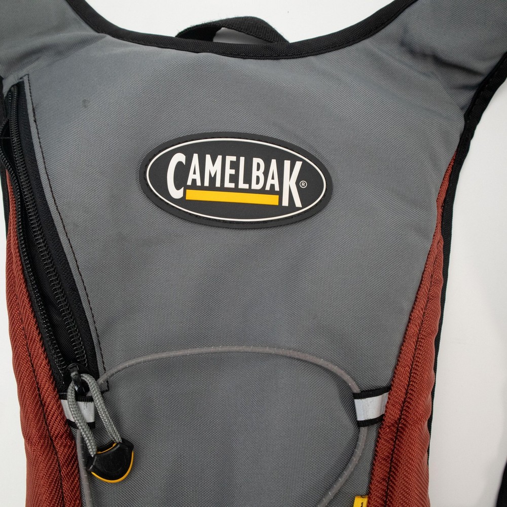 CamelBak Classic Hydration Backpack Gray Rust Hiking Outdoor Pack No Bladder