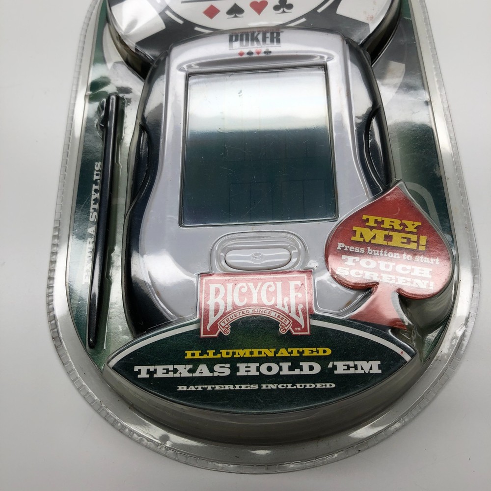 Tech Source World Series Poker Bicycle Illuminated Texas Hold Them Handheld 2009