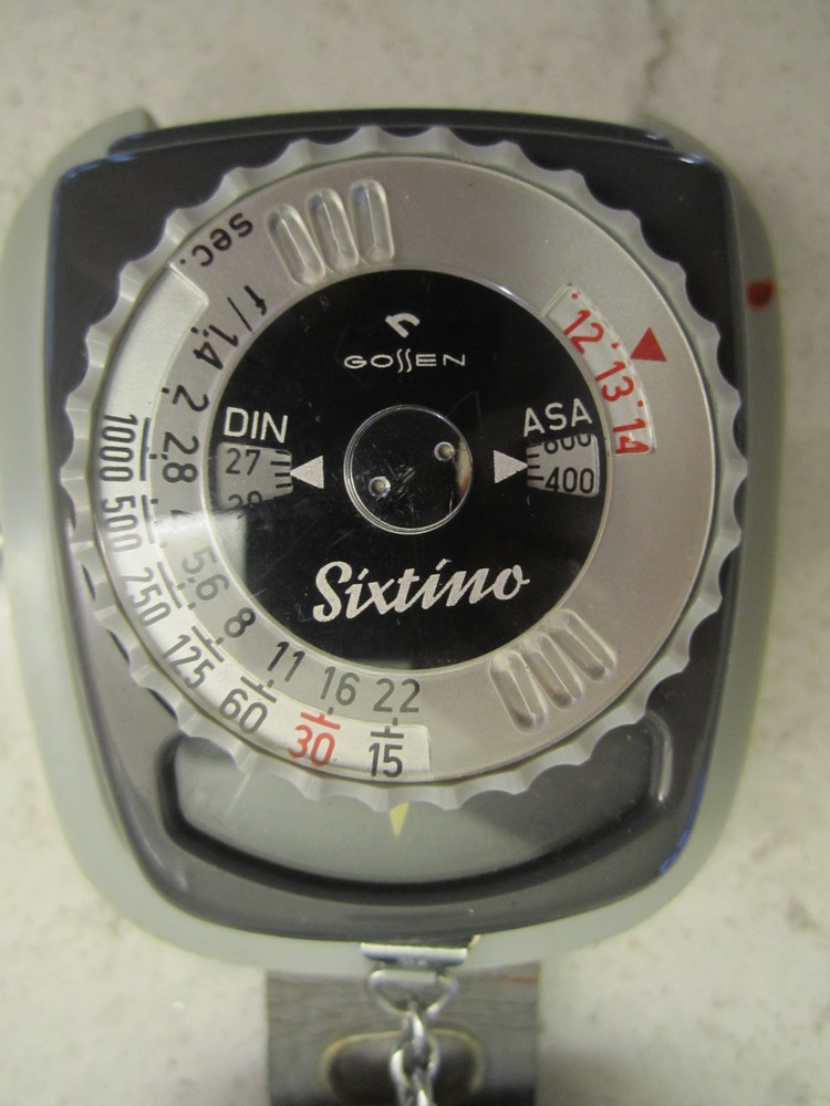 Gossen Sixtino Reflected and Incident Light Meter Pilot Camera Light Exposure