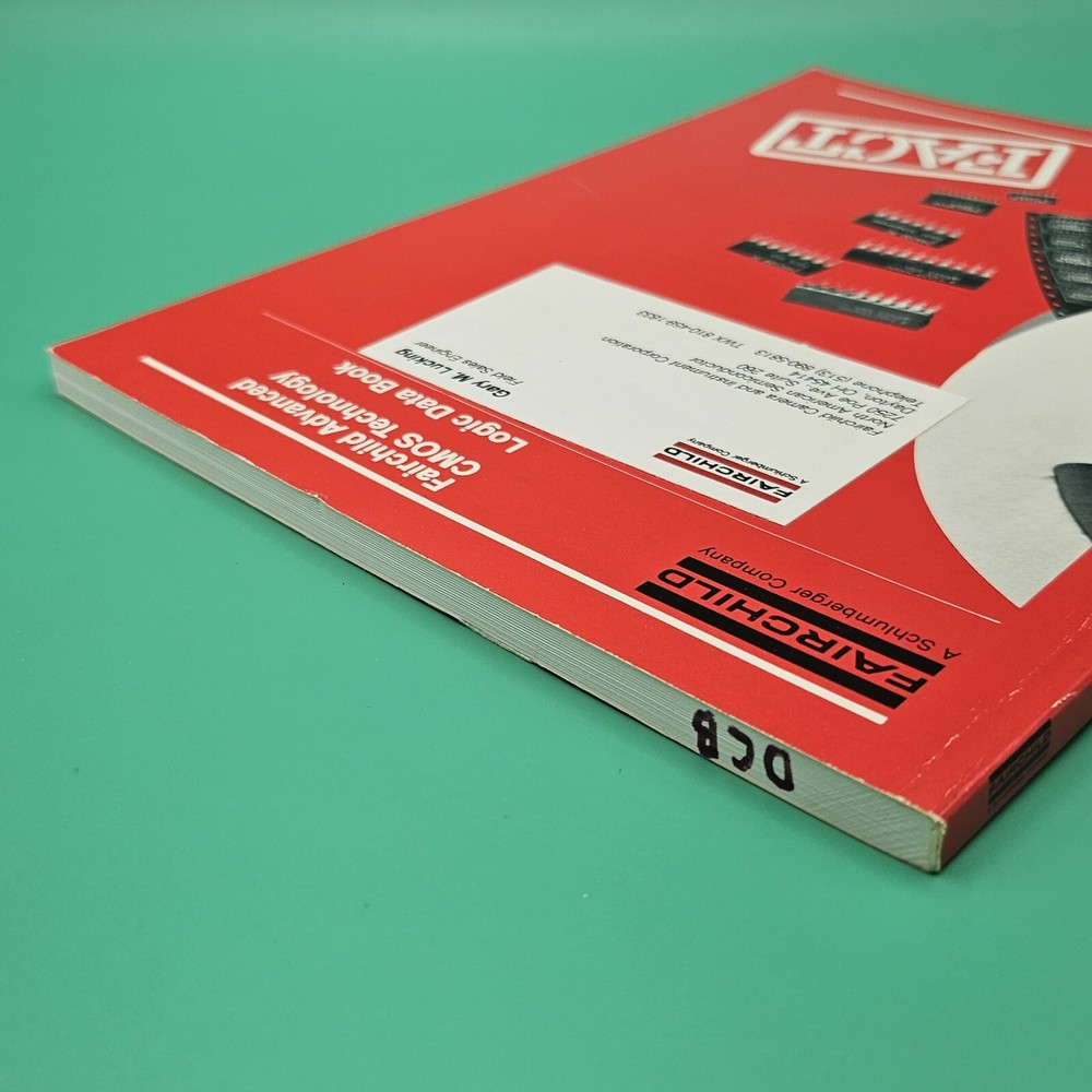 Fairchild Advanced CMOS Technology FACT Logic Data Book 1987 Vintage Computer VG