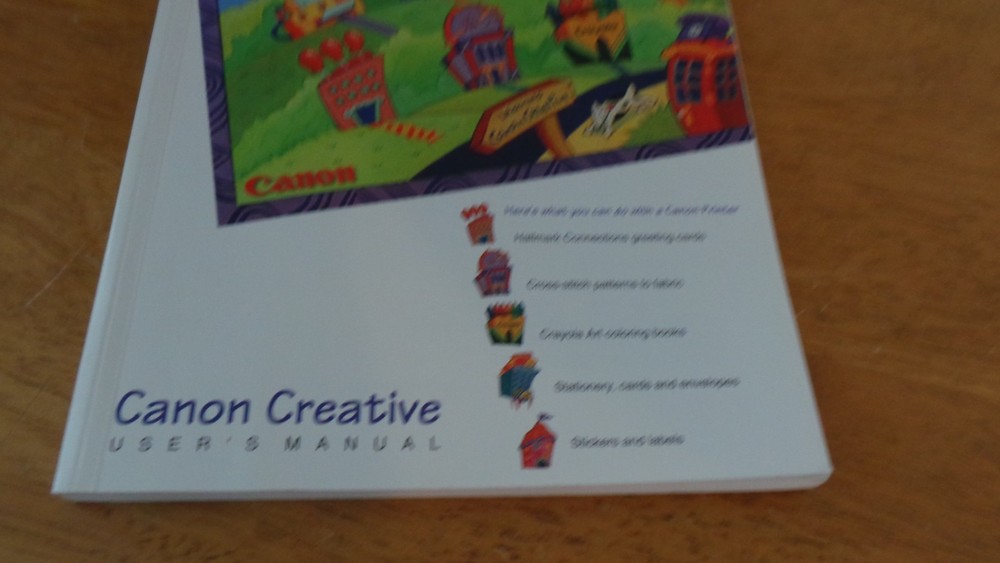 1995 - Canon Creative User's Printer Manual