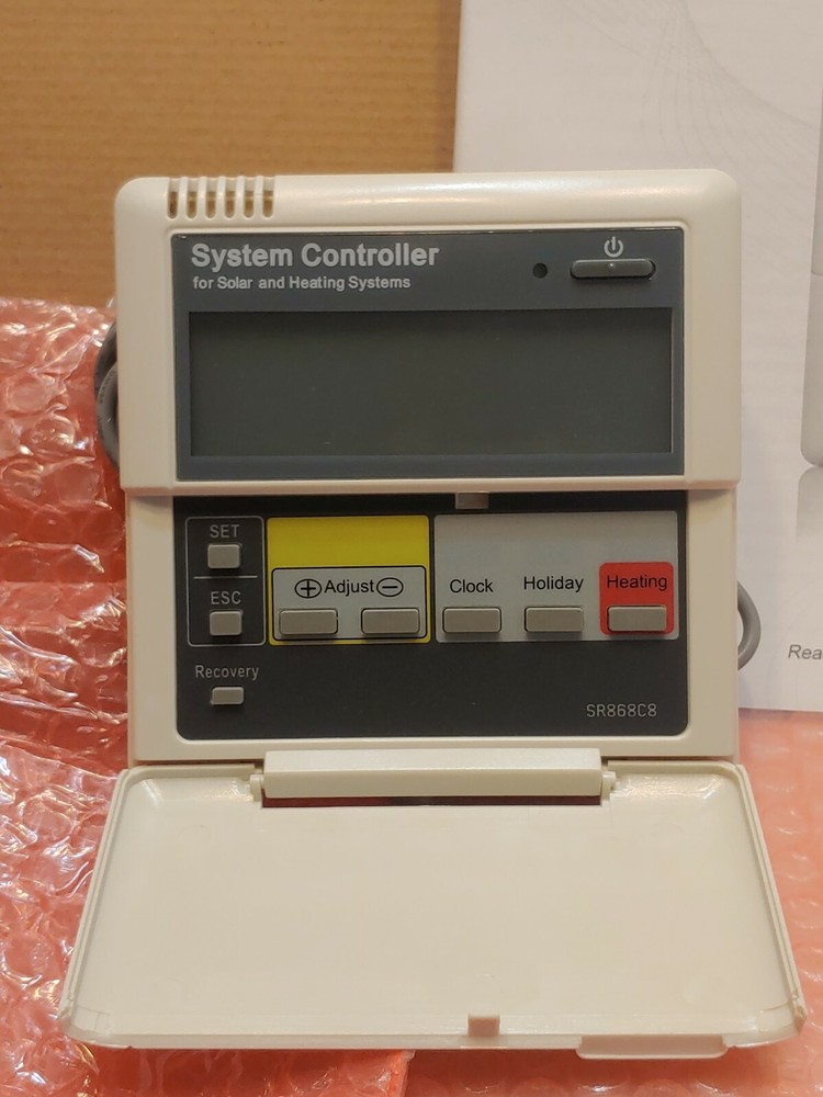 Solar System Controller SR868C8 for Split Pressurized Hot Water Heating System