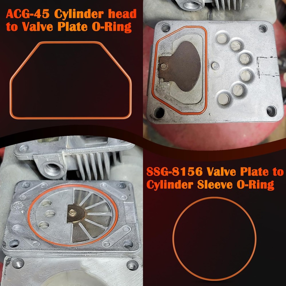 Air Compressor Cylinder Sleeve & Compression Ring Replacement Kit for Craftsman