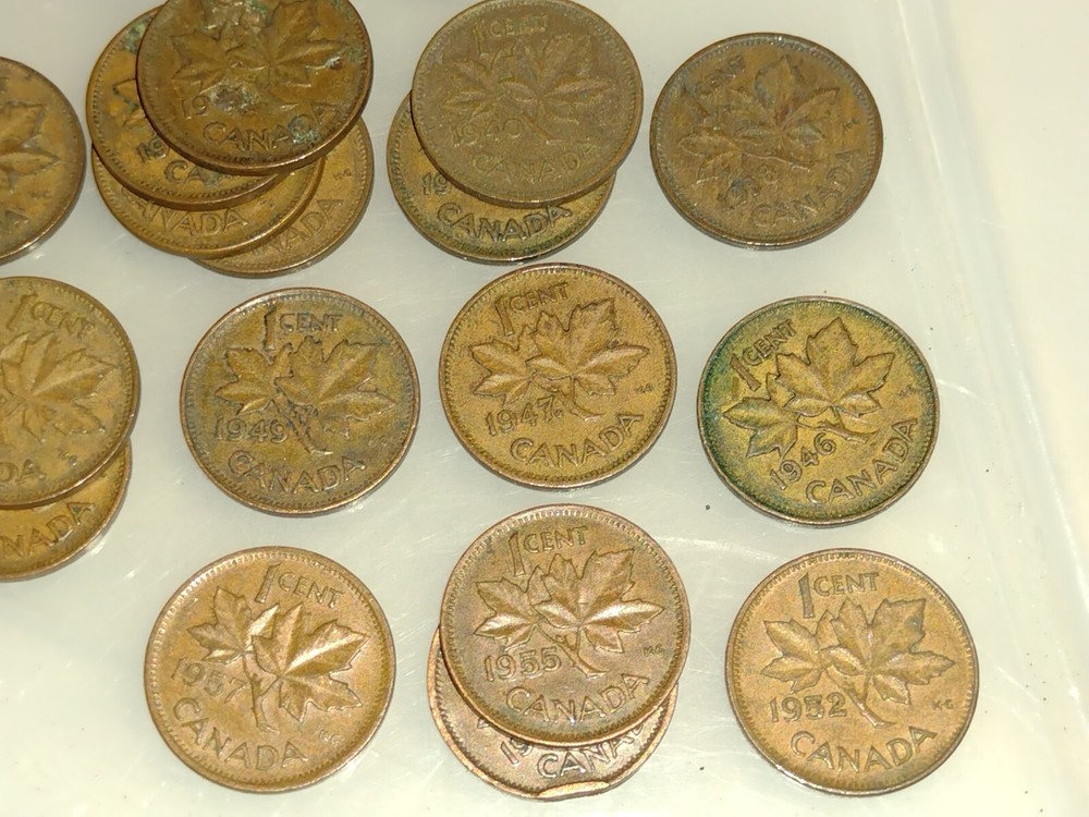 Rare Canada Five & One Cent Mix Lot