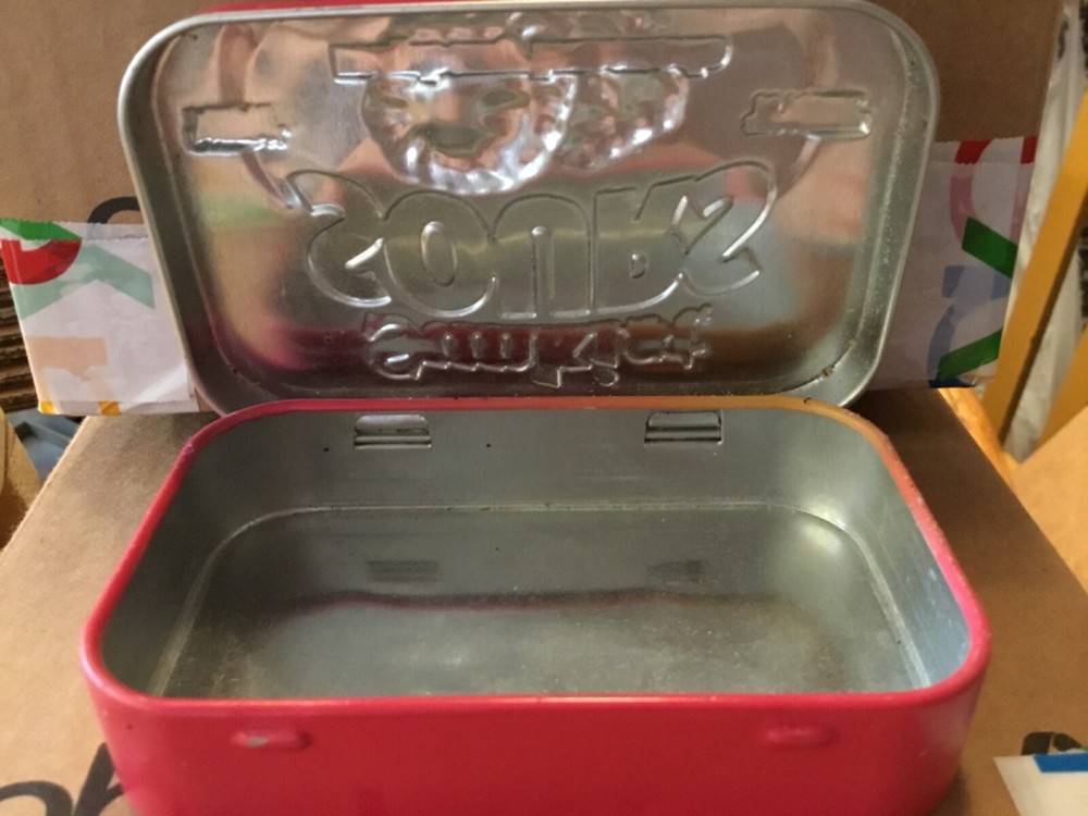 USED Sunkist Sours Raspberry Lemonade EMPTY TIN