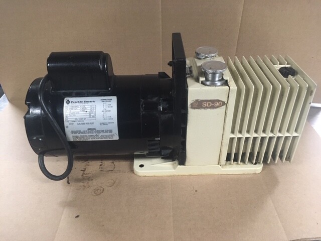 Varian Dual Stage Rotary Vane Vacuum Pump SD-90