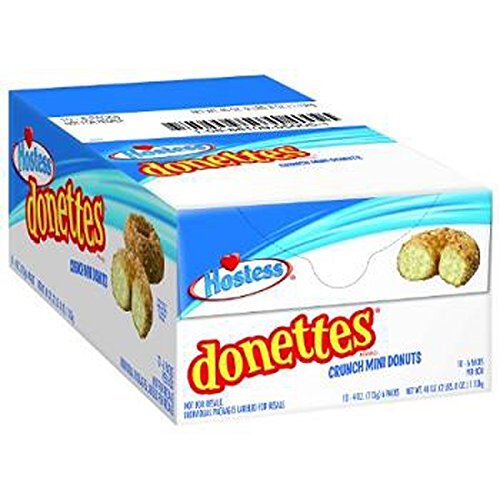 Hostess Crunch Donettes, Mini Donuts, 4oz, 10ct